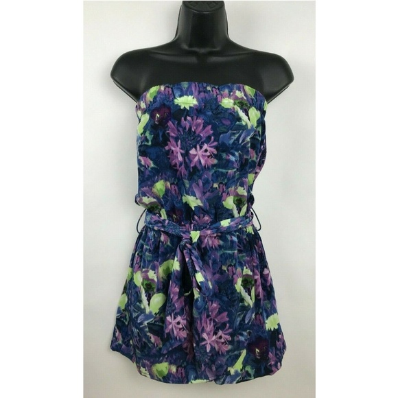 BB Dakota Keeran Blue Purple Green Floral Jumper - Picture 1 of 7